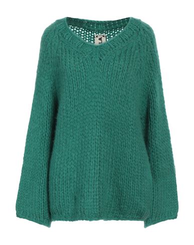 Ella Silla Woman Sweater Green Size M/l Cashmere