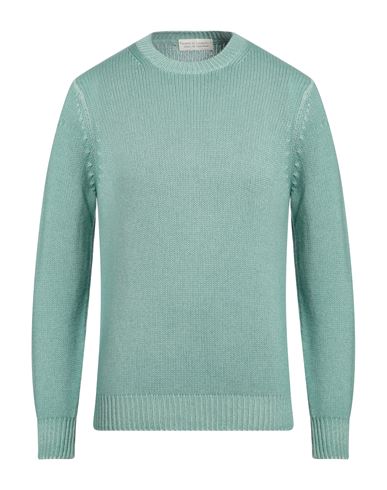 Filippo De Laurentiis Man Sweater Light Green Size 38 Merino Wool, Silk, Cashmere