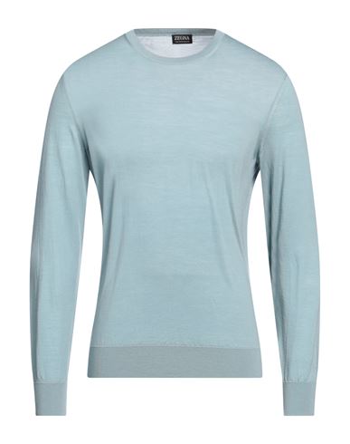 Zegna Man Sweater Grey Size 40 Wool