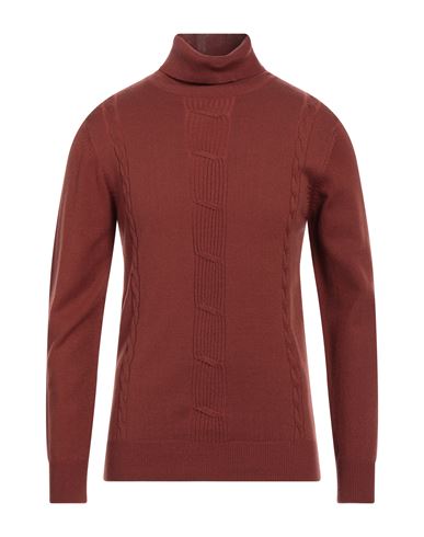Over-d Over/d Man Turtleneck Rust Size Xl Acrylic, Nylon In Gold