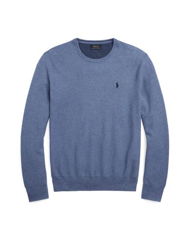 Polo Ralph Lauren Man Sweater Blue Size Xxl Cotton