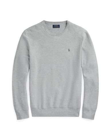 Polo Ralph Lauren Man Sweater Light Grey Size Xxl Cotton