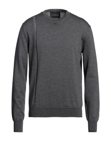 John Richmond Man Sweater Grey Size Xl Wool, Silk
