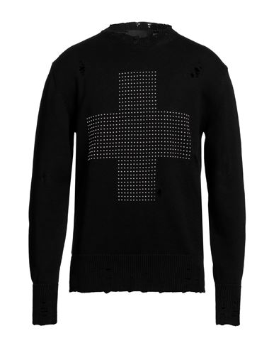 John Richmond Man Sweater Black Size Xl Cotton
