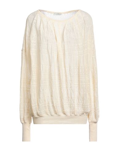 Shop Ballantyne Woman Sweater Cream Size 10 Cotton In White