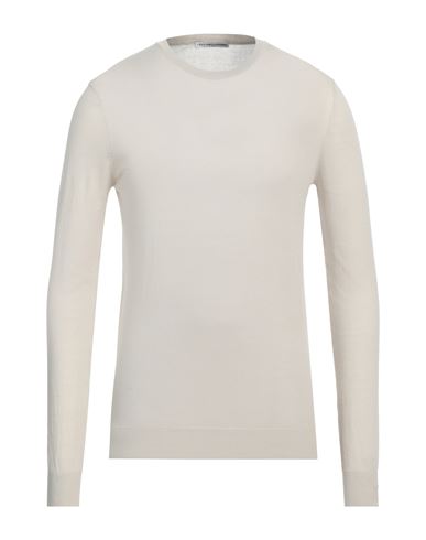 Shop Grey Daniele Alessandrini Man Sweater Beige Size 40 Cotton