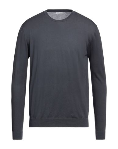 Grey Daniele Alessandrini Man Sweater Slate Blue Size 44 Cotton