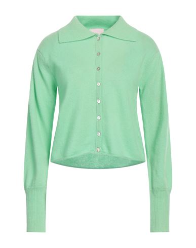 Crush . Woman Cardigan Light Green Size 1 Cashmere