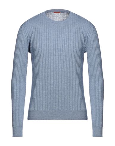 Barena Venezia Barena Man Sweater Sky Blue Size L Linen, Cotton