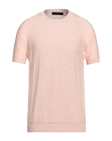 Liu •jo Man Man Sweater Salmon Pink Size Xxl Cotton, Linen