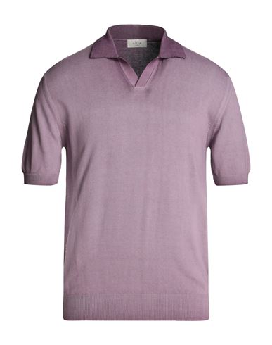 Altea Man Sweater Mauve Size L Cotton In Purple