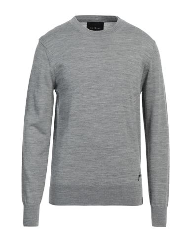 John Richmond Man Sweater Grey Size Xxl Merino Wool, Acrylic