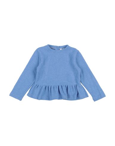 Shop Meilisa Bai Toddler Girl Sweater Azure Size 3 Polyester, Viscose, Elastane In Blue