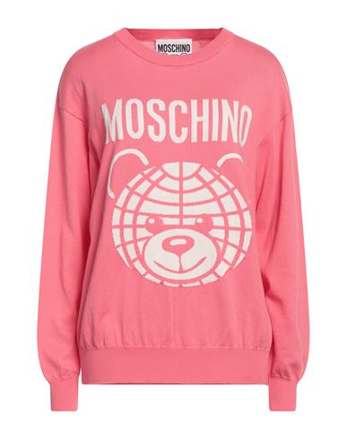 Moschino Woman Sweater Pink Size L Cotton, Elastane