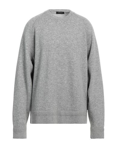 Zegna Man Sweater Grey Size 46 Wool, Cashmere, Polyamide