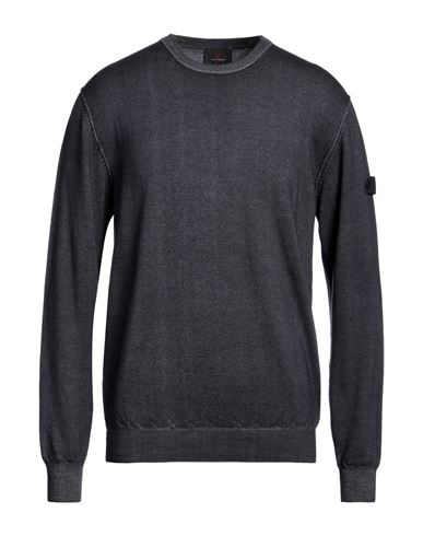 Shop Peuterey Man Sweater Midnight Blue Size L Wool