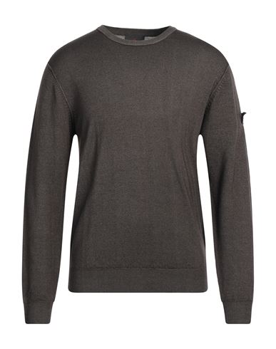 Shop Peuterey Man Sweater Dark Brown Size Xxl Wool