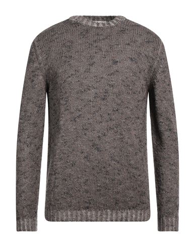 Settefili Cashmere Man Sweater Khaki Size 40 Linen, Cotton, Viscose, Polyamide In Beige