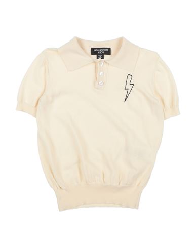 Neil Barrett Babies'  Toddler Boy Sweater Cream Size 6 Cotton In Yellow