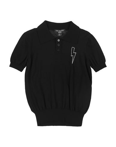 Neil Barrett Toddler Boy Sweater Black Size 6 Cotton In Black