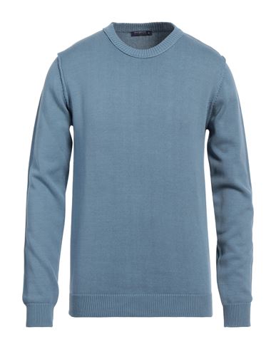 Avignon Man Sweater Pastel Blue Size Xl Cotton