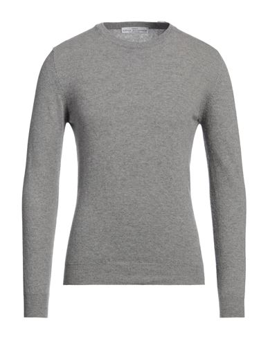 Grey Daniele Alessandrini Man Sweater Grey Size 44 Merino Wool, Cashmere
