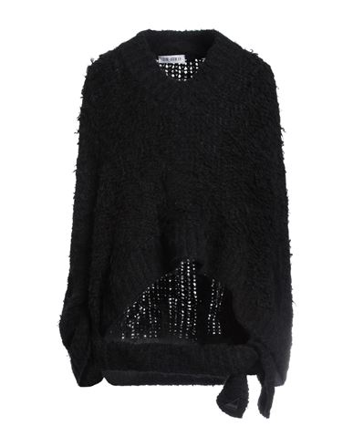 Attico The  Woman Sweater Black Size 2 Alpaca Wool, Polyamide, Viscose, Mohair Wool, Polyester