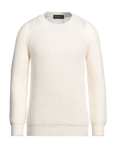 Ann Demeulemeester Man Sweater Cream Size 42 Wool In White