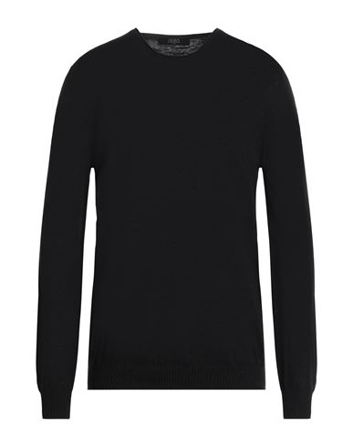 Liu •jo Man Man Sweater Black Size M Cotton, Linen In Black
