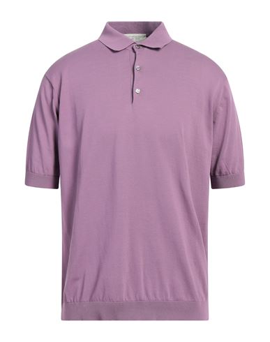 Filippo De Laurentiis Man Sweater Light Purple Size 46 Cotton