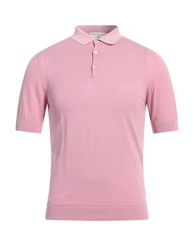 Filippo De Laurentiis Man Sweater Pink Size 38 Cotton In Pink