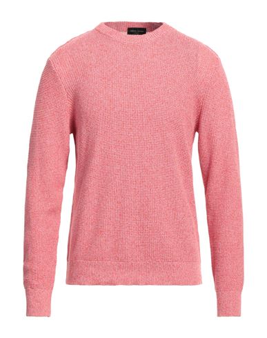 Roberto Collina Man Sweater Pink Size 36 Organic Cotton, Linen