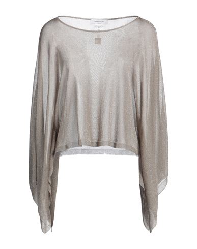 FABIANA FILIPPI FABIANA FILIPPI WOMAN SWEATER BEIGE SIZE ONESIZE VISCOSE, POLYESTER 