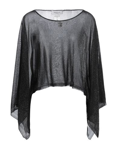 FABIANA FILIPPI FABIANA FILIPPI WOMAN SWEATER BLACK SIZE ONESIZE VISCOSE, POLYESTER 