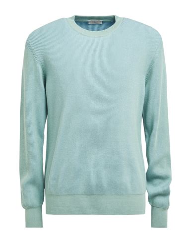 Altea Man Sweater Light Green Size M Cotton In Green