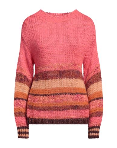 My Twin Twinset Woman Sweater Coral Size Xs Acrylic, Polyamide, Mohair Wool, Wool, Alpaca Wool In Red