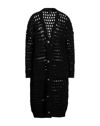 Pinko Woman Cardigan Black Size M Wool, Polyamide