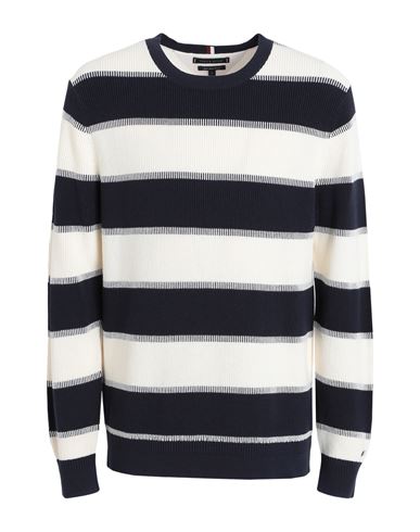 Tommy Hilfiger Man Sweater Navy Blue Size Xl Cotton
