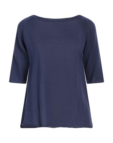 Shirtaporter Woman Sweater Blue Size 8 Cotton