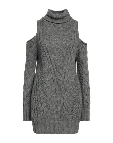 Pinko Woman Turtleneck Grey Size M Acrylic, Viscose, Wool, Alpaca Wool
