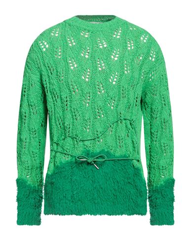 Shop Andersson Bell Man Sweater Green Size M Cotton, Acrylic, Nylon