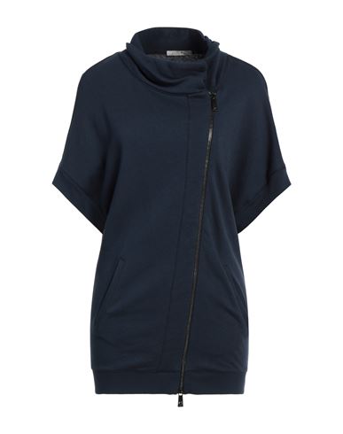 Pinko Woman Sweatshirt Navy Blue Size M Cotton, Elastane
