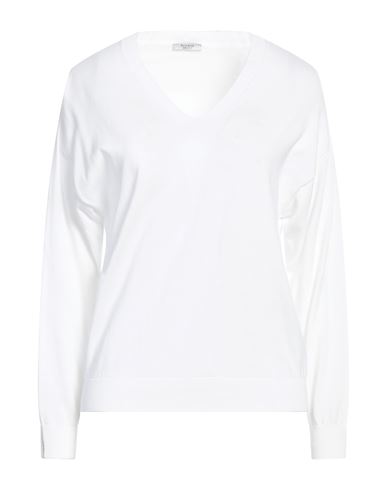 Peserico Woman Sweater White Size 6 Cotton