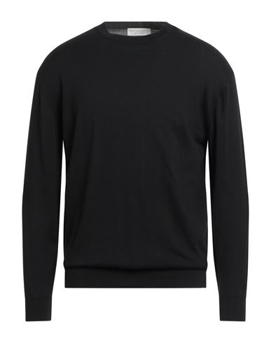 Filippo De Laurentiis Man Sweater Black Size 42 Cotton