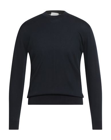 Filippo De Laurentiis Man Sweater Midnight Blue Size 48 Cotton In Blue