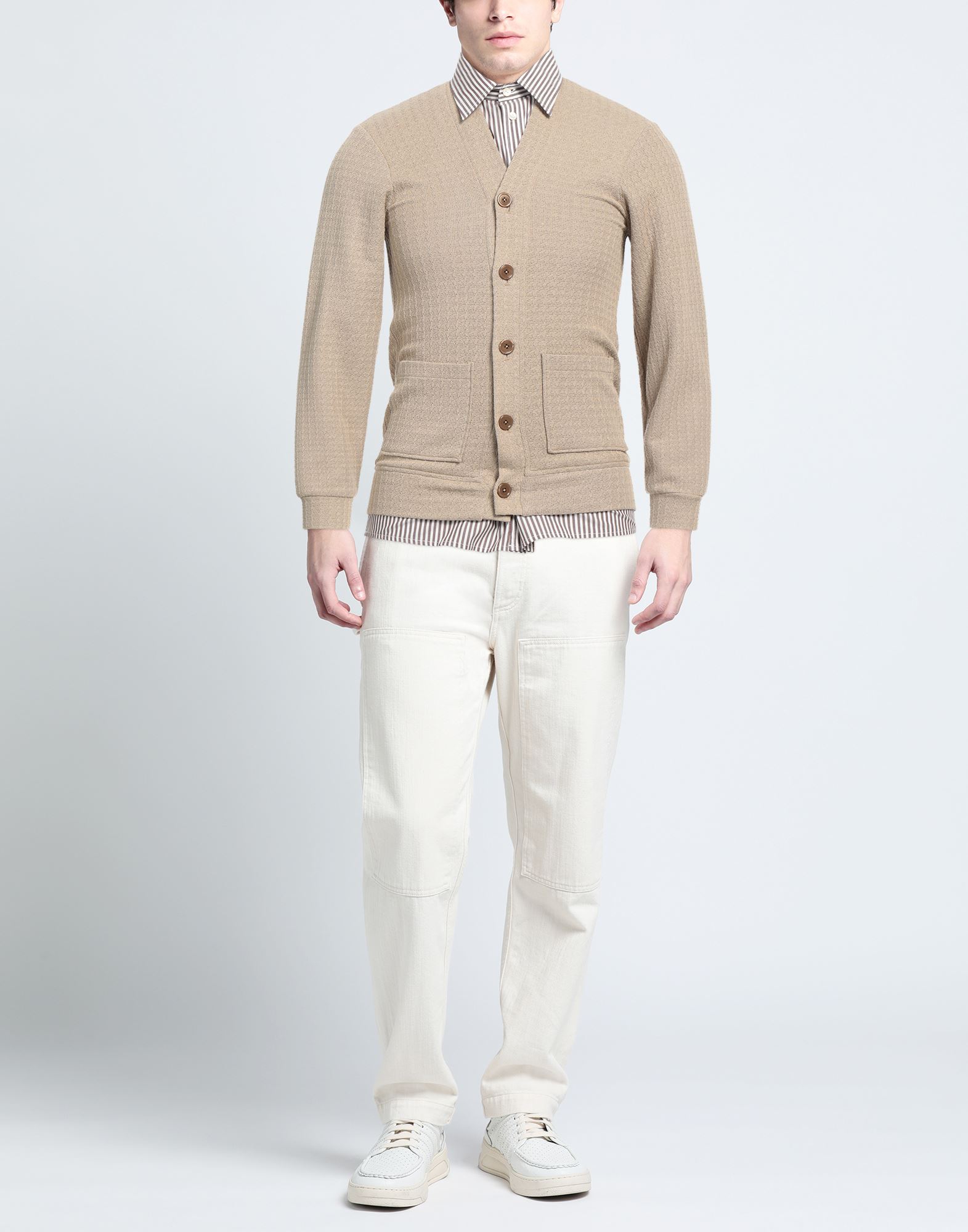  Grey Daniele Alessandrini - Strickwaren - Strickjacken - On Yoox.com 