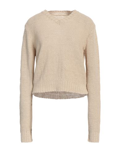 Maison Margiela Woman Sweater Beige Size S Hemp