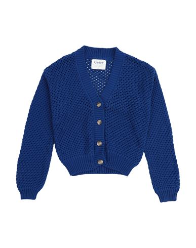 Shop Aymara Toddler Girl Cardigan Bright Blue Size 6 Organic Cotton