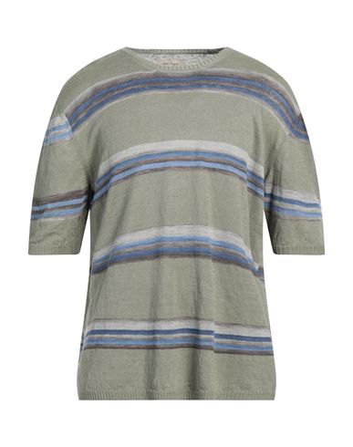 Nick Fouquet Man Sweater Military Green Size M Linen