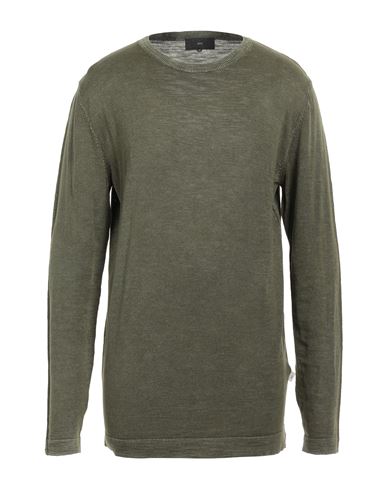 Shop Liu •jo Man Man Sweater Military Green Size Xxl Cotton